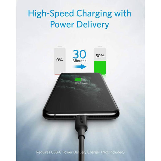 Anker PowerLine III USB-C & ライトニング ケーブル 1.8m
