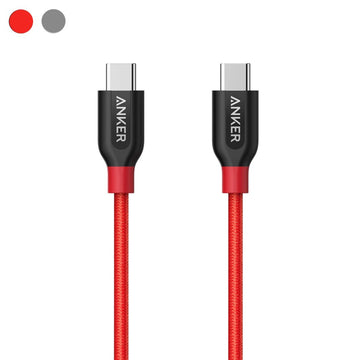 Anker PowerLine+ USB-C & USB-C ケーブル (USB2.0対応) 0.9m