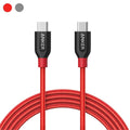 Anker PowerLine+ USB-C & USB-C ケーブル (USB2.0対応) 1.8m