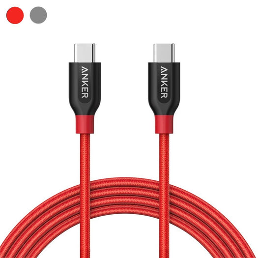 Anker PowerLine+ USB-C & USB-C ケーブル (USB2.0対応) 1.8m