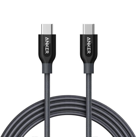 Anker PowerLine+ USB-C & USB-C ケーブル (USB2.0対応) 1.8m