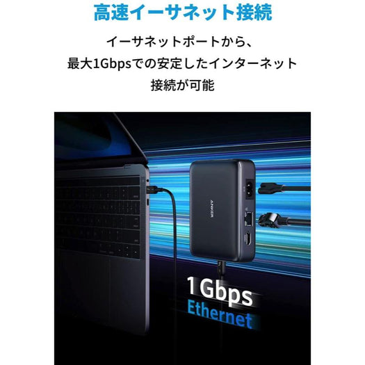 Anker PowerExpand 7-in-1 Thunderbolt 3 Mini Dock ドッキングステーション