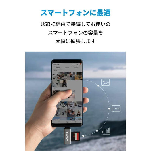 Anker USB-C 2-in-1 カードリーダー
