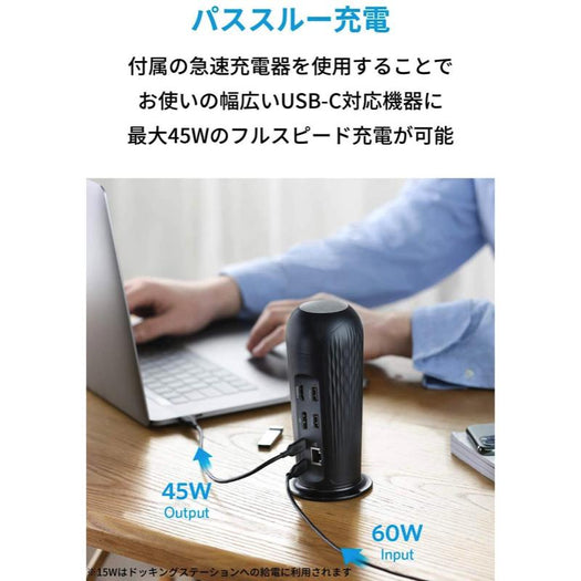 Anker PowerExpand 12-in-1 USB-C PD Media Dockドッキングステーション