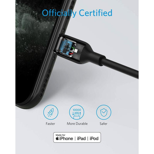 Anker PowerLine Ⅲ USB-C & ライトニング ケーブル 0.3m