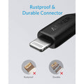 Anker PowerLine Ⅲ USB-C & ライトニング ケーブル 0.3m