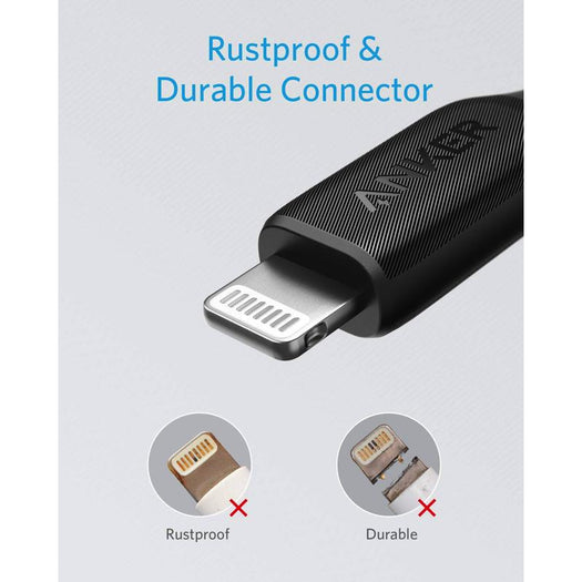 Anker PowerLine Ⅲ USB-C & ライトニング ケーブル 0.3m