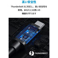 Anker USB-C & USB-C Thunderbolt 3 ケーブル 0.7m