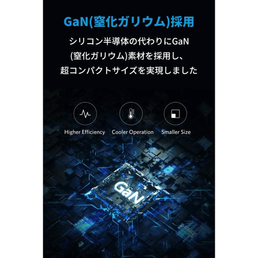 Anker PowerPort Atom III 60W (USB-C & USB-C USB2.0対応 ケーブル 0.9m セット)