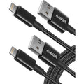 Anker 高耐久ナイロン ライトニングケーブル 1.8m 2本セット