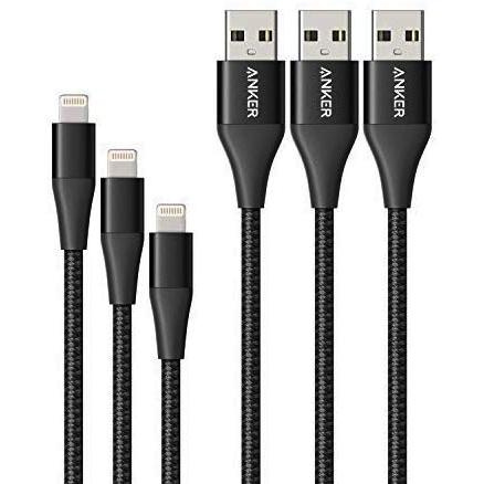 Anker PowerLine+ II ライトニングケーブル 3本セット