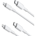 Anker PowerLine II USB-C & ライトニング ケーブル (2本セット) 0.9m