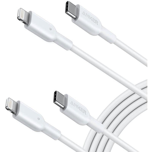 Anker PowerLine II USB-C & ライトニング ケーブル (2本セット) 1.8m