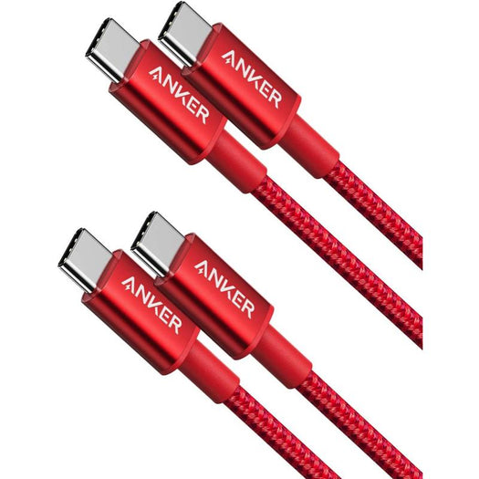 Anker 高耐久ナイロン USB-C＆USB-C ケーブル (USB2.0対応) 0.9m 2本セット